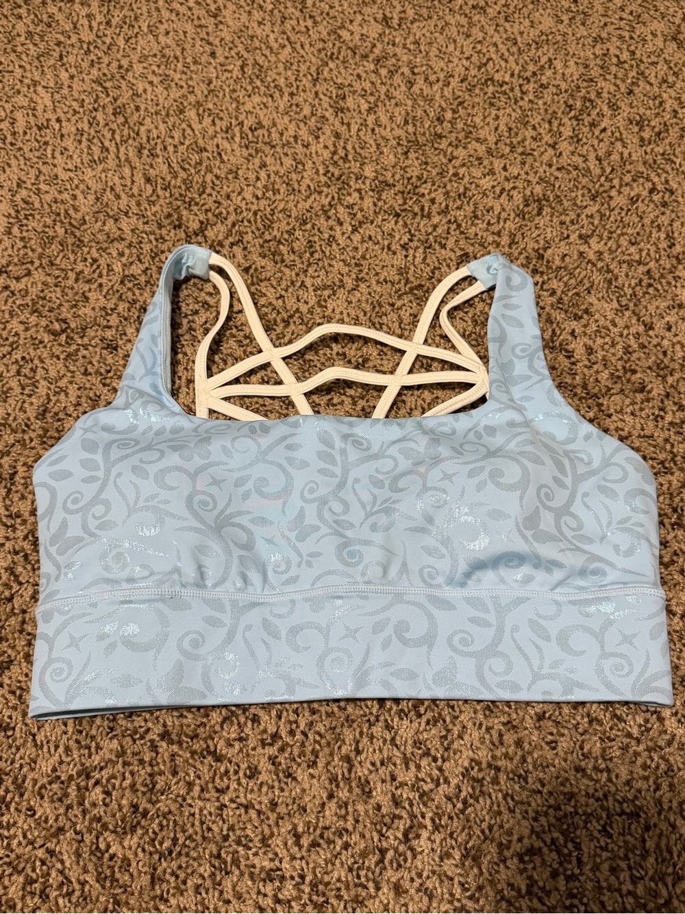 Crowned Athletics After Midnight Cinderella sports bra